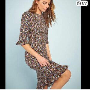 Reformation Hansel Dress in Nolita Floral Print Sz 10